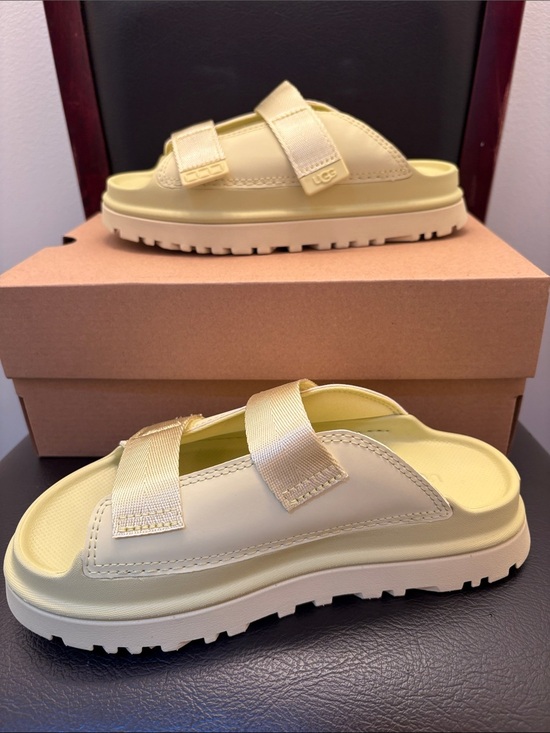 UGG Other - New UGG Goldenglow Yellow Dual-Strap Lug Slide Sandals